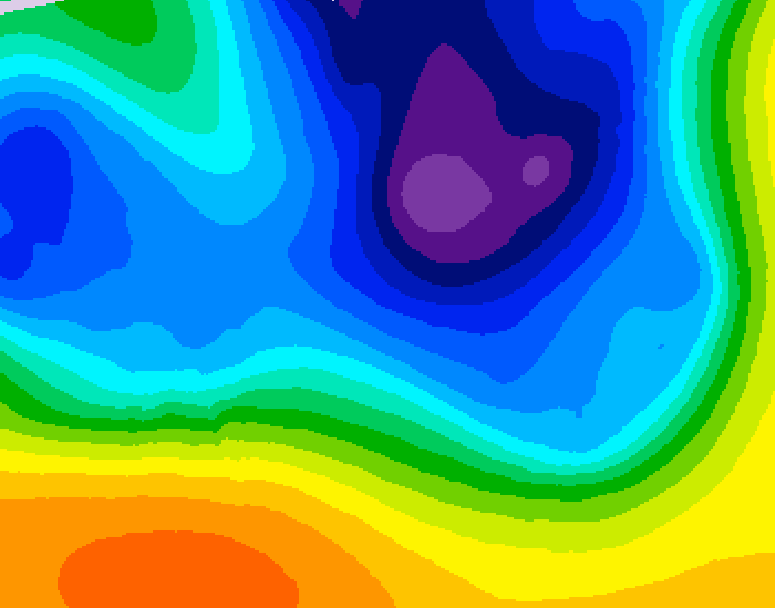 GDPS 500 millibar geopotential height 168 hour forecast chart for Canada based on 2026/03/18 1200Z data