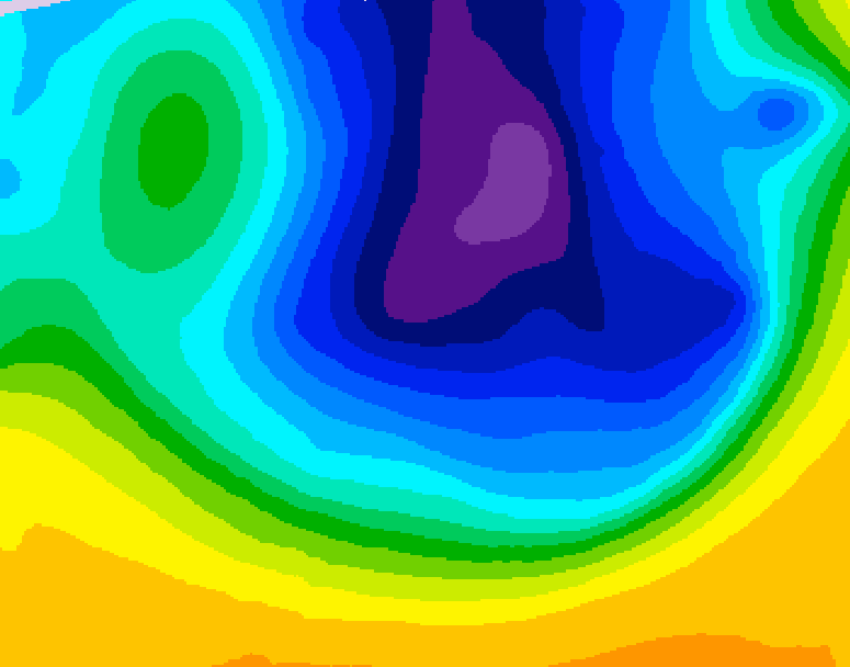 GDPS 500 millibar geopotential height 228 hour forecast chart for Canada based on 2026/03/18 1200Z data