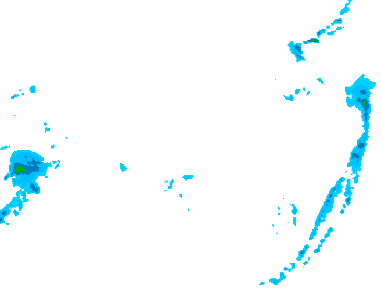 GDPS precipitation 132 hour forecast chart for Canada based on 2026/03/18 1200Z data