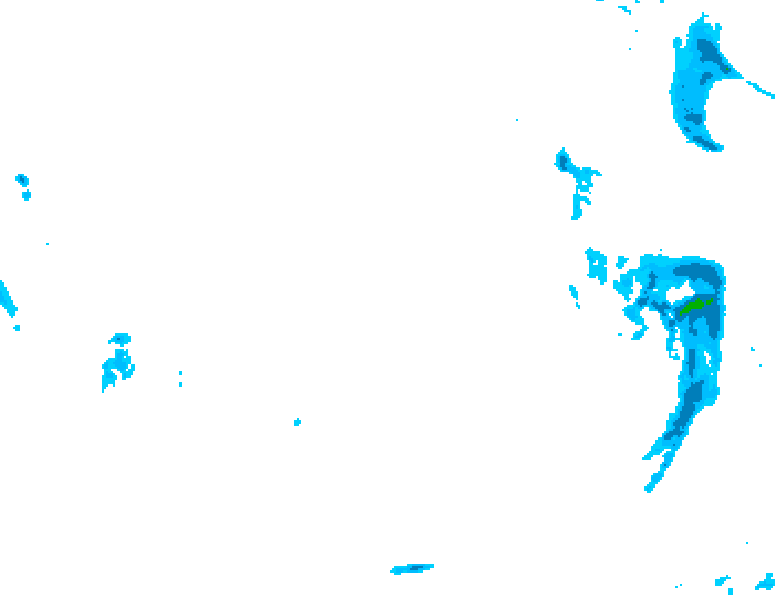 GDPS precipitation 222 hour forecast chart for Canada based on 2026/03/18 1200Z data