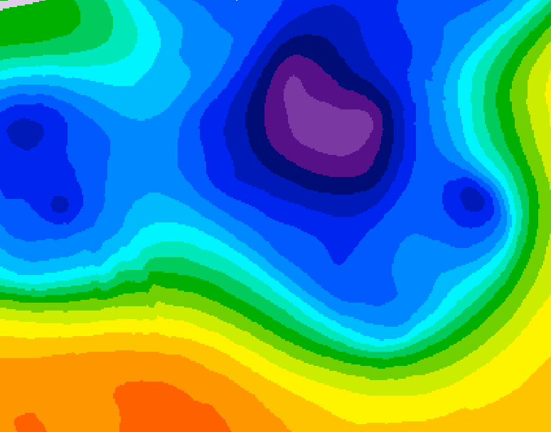GDPS 500 millibar geopotential height 138 hour forecast chart for Canada based on 2026/03/19 1200Z data