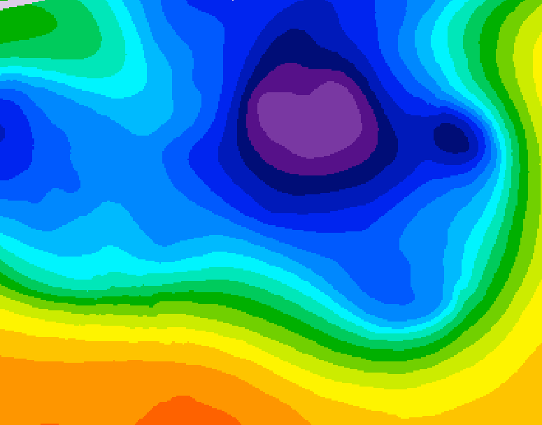 GDPS 500 millibar geopotential height 150 hour forecast chart for Canada based on 2026/03/19 1200Z data