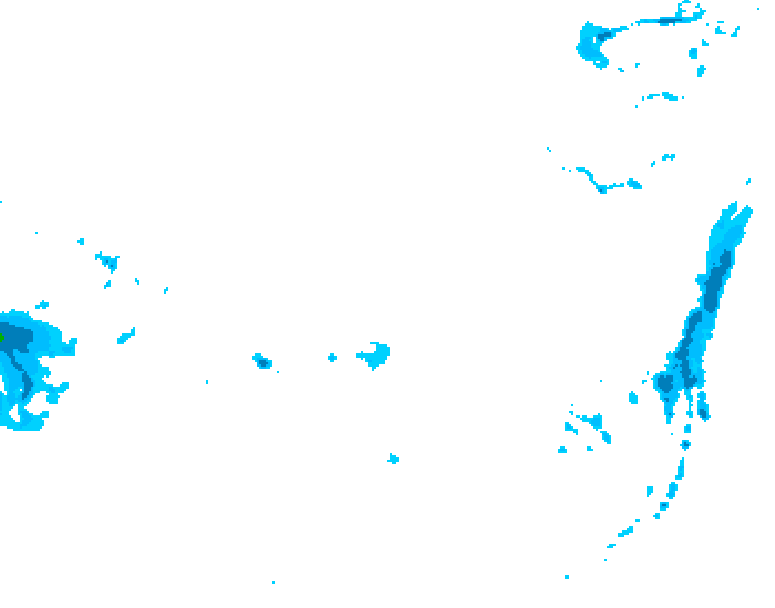 GDPS precipitation 120 hour forecast chart for Canada based on 2026/03/19 0000Z data