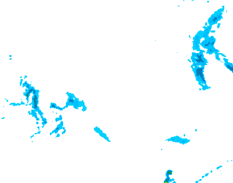 GDPS precipitation 156 hour forecast chart for Canada based on 2026/03/19 0000Z data