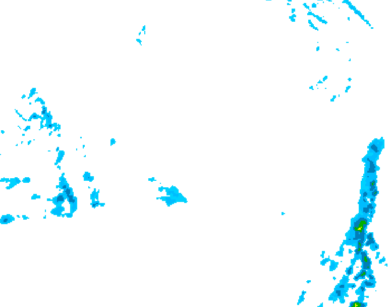 GDPS precipitation 006 hour forecast chart for Canada based on 2026/03/19 1200Z data