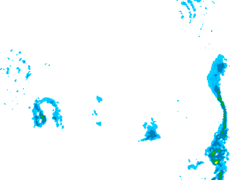 GDPS precipitation 024 hour forecast chart for Canada based on 2026/03/19 1200Z data