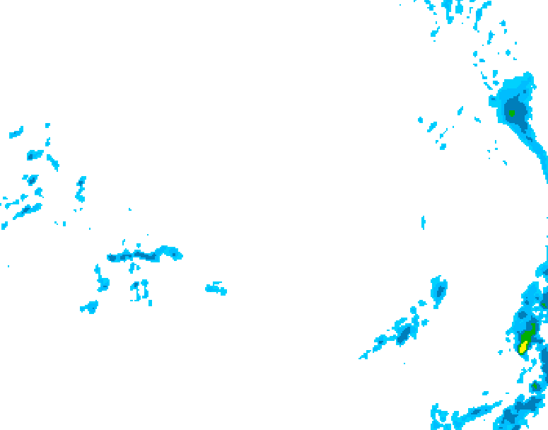 GDPS precipitation 036 hour forecast chart for Canada based on 2026/03/19 1200Z data