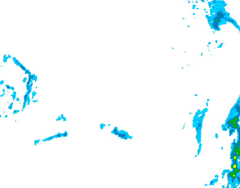 GDPS precipitation 048 hour forecast chart for Canada based on 2026/03/19 1200Z data