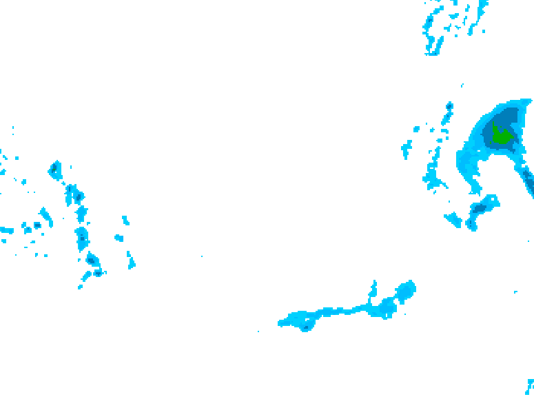 GDPS precipitation 072 hour forecast chart for Canada based on 2026/03/19 1200Z data