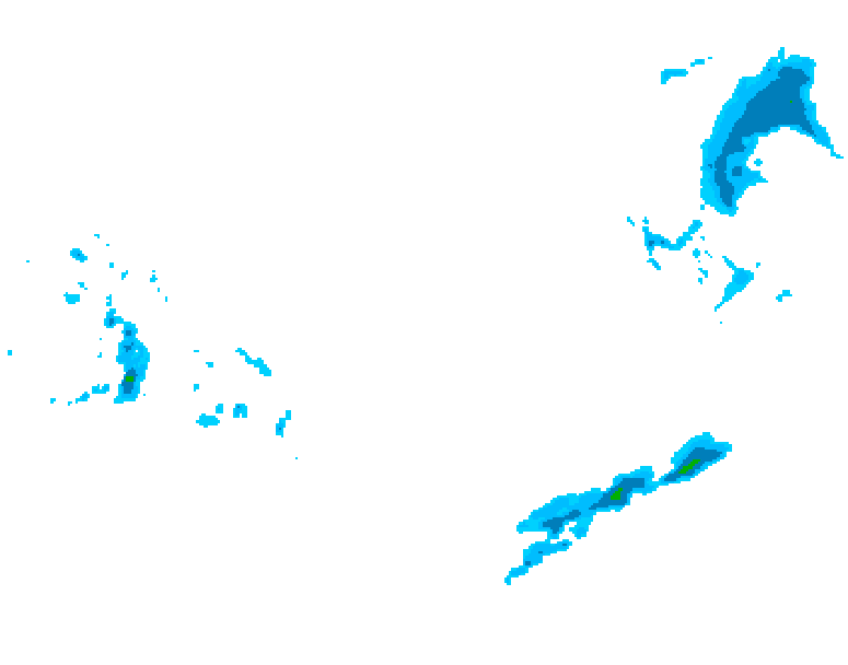 GDPS precipitation 084 hour forecast chart for Canada based on 2026/03/19 1200Z data