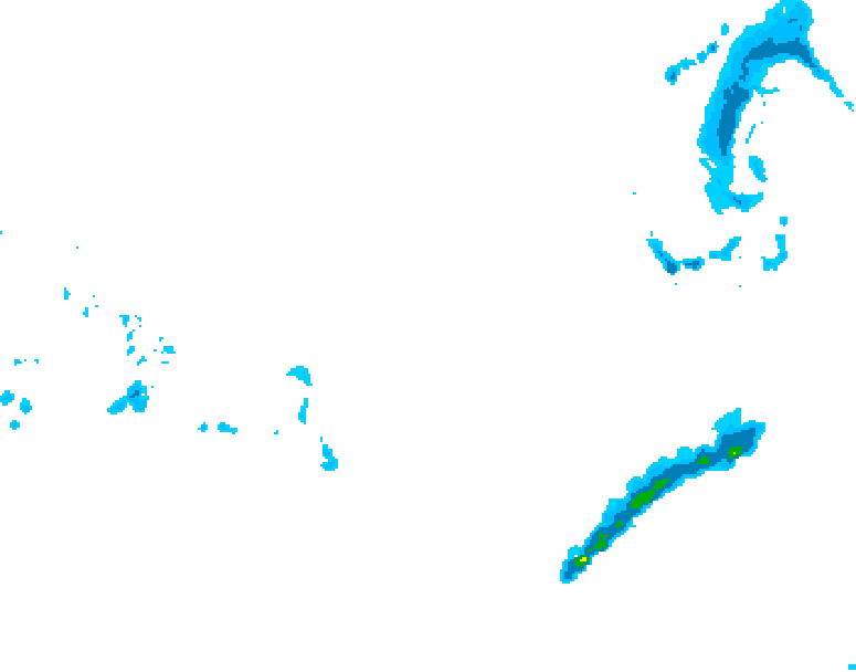 GDPS precipitation 090 hour forecast chart for Canada based on 2026/03/19 1200Z data