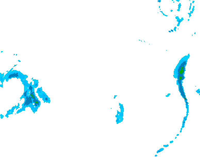 GDPS precipitation 120 hour forecast chart for Canada based on 2026/03/19 1200Z data