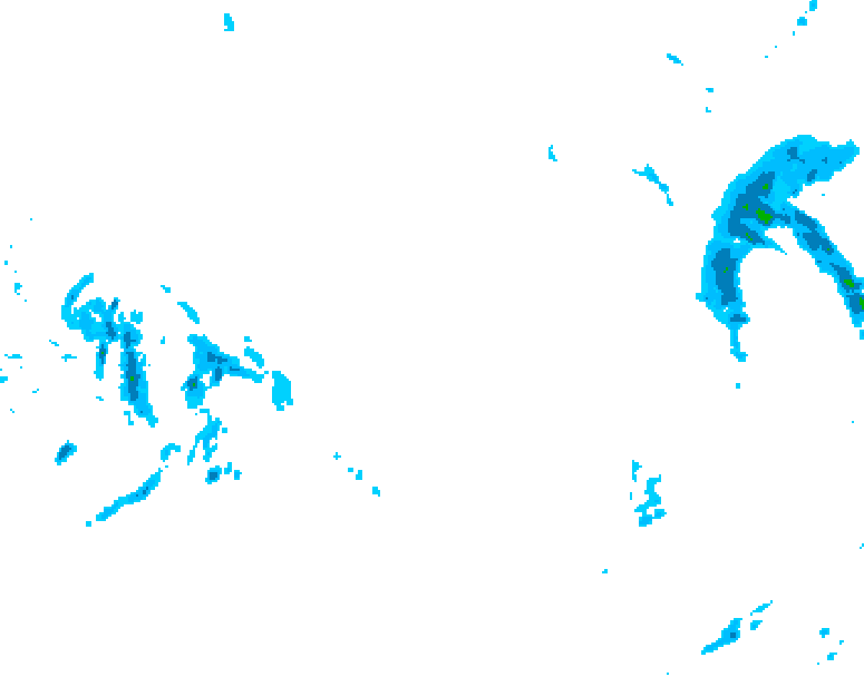 GDPS precipitation 138 hour forecast chart for Canada based on 2026/03/19 1200Z data