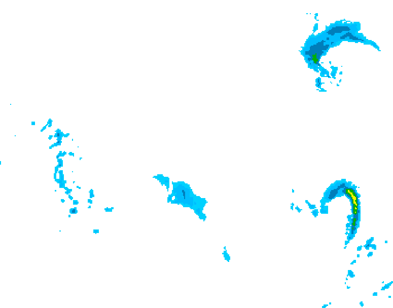 GDPS precipitation 156 hour forecast chart for Canada based on 2026/03/19 1200Z data