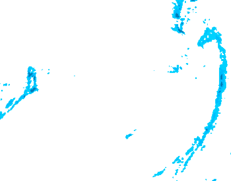 GDPS precipitation 222 hour forecast chart for Canada based on 2026/03/19 1200Z data