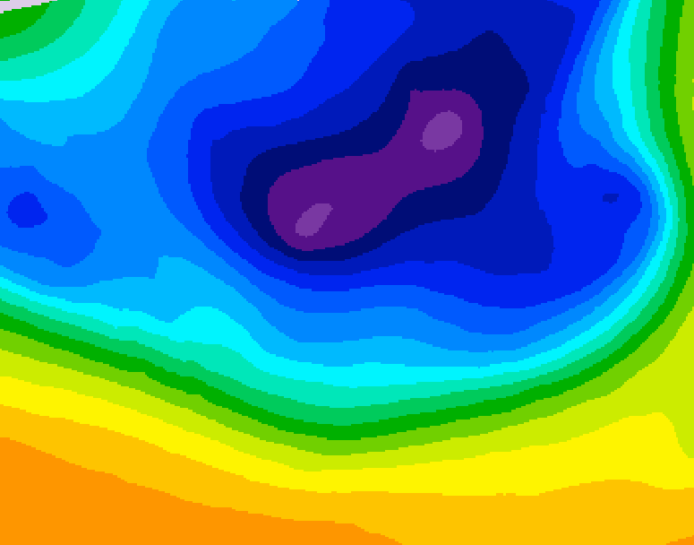 GDPS 500 millibar geopotential height 066 hour forecast chart for Canada based on 2026/03/20 0000Z data