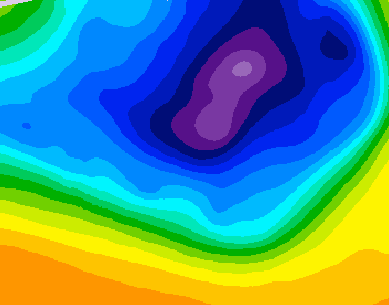 GDPS 500 millibar geopotential height 084 hour forecast chart for Canada based on 2026/03/20 0000Z data
