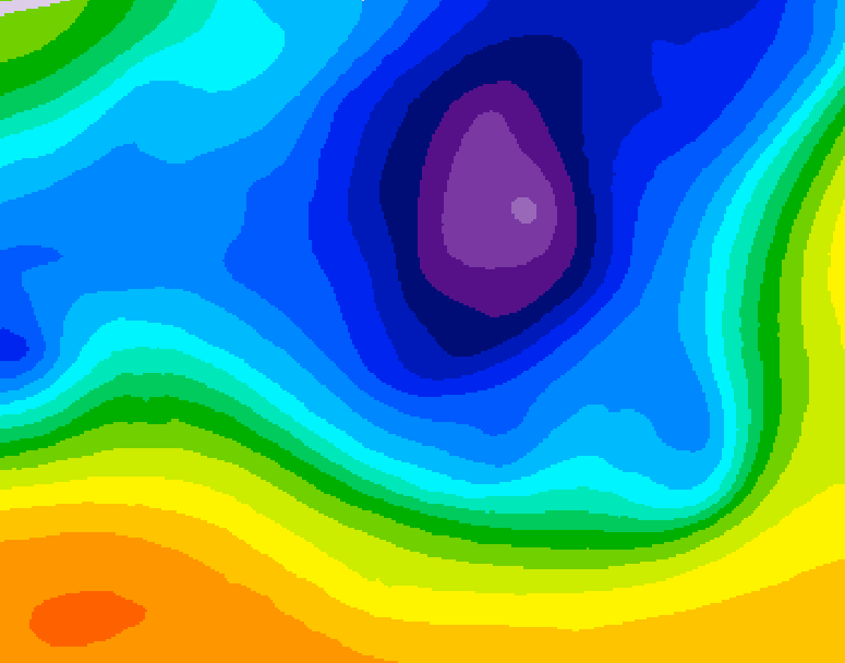 GDPS 500 millibar geopotential height 108 hour forecast chart for Canada based on 2026/03/20 0000Z data