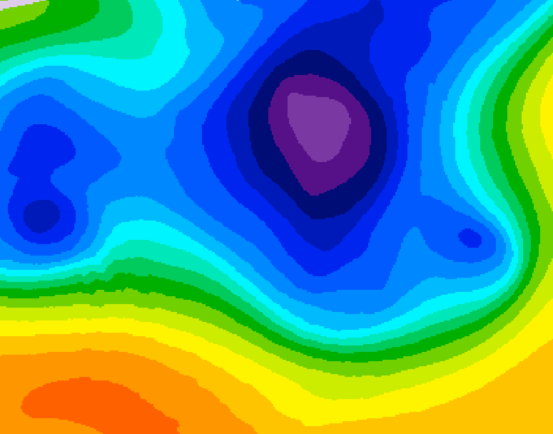 GDPS 500 millibar geopotential height 120 hour forecast chart for Canada based on 2026/03/20 0000Z data