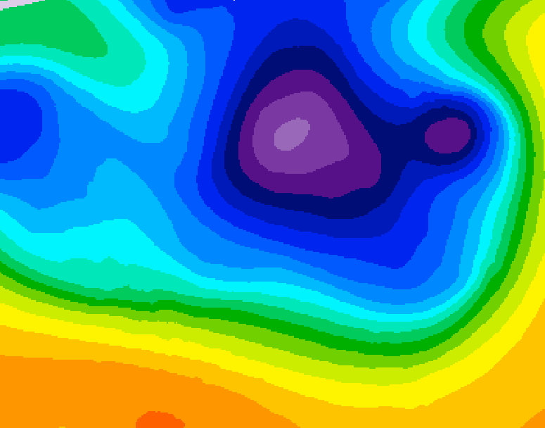 GDPS 500 millibar geopotential height 144 hour forecast chart for Canada based on 2026/03/20 0000Z data