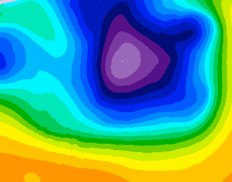 GDPS 500 millibar geopotential height 156 hour forecast chart for Canada based on 2026/03/20 0000Z data