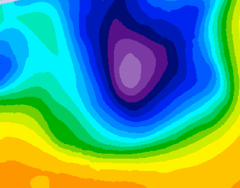 GDPS 500 millibar geopotential height 168 hour forecast chart for Canada based on 2026/03/20 0000Z data