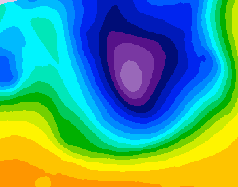 GDPS 500 millibar geopotential height 174 hour forecast chart for Canada based on 2026/03/20 0000Z data