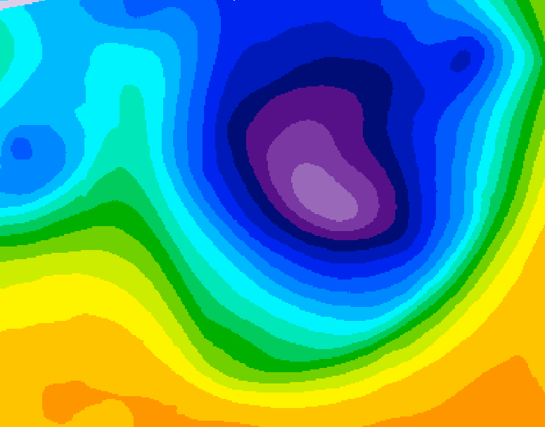 GDPS 500 millibar geopotential height 192 hour forecast chart for Canada based on 2026/03/20 0000Z data