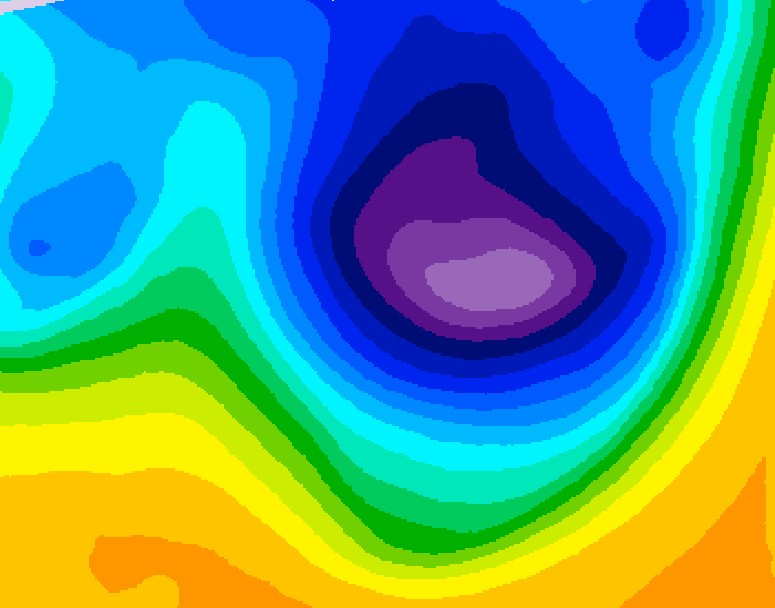 GDPS 500 millibar geopotential height 204 hour forecast chart for Canada based on 2026/03/20 0000Z data