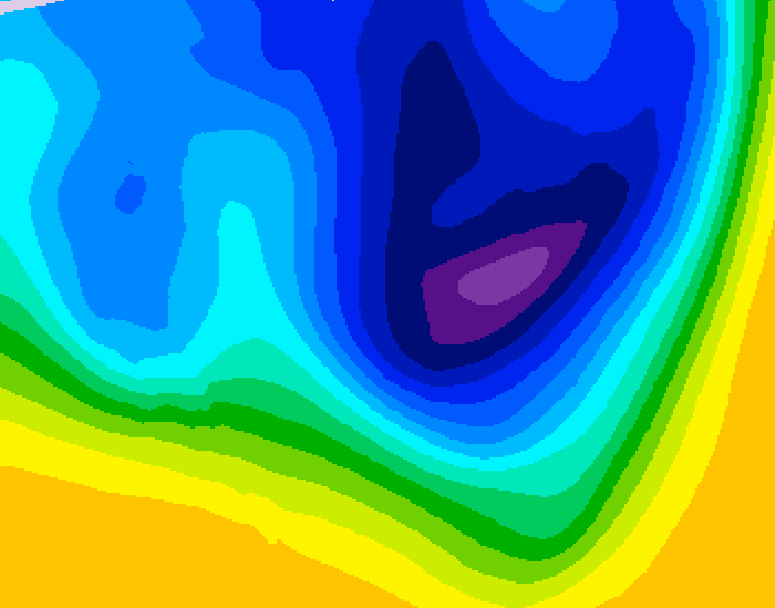 GDPS 500 millibar geopotential height 228 hour forecast chart for Canada based on 2026/03/20 0000Z data