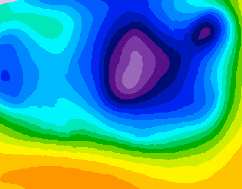 GDPS 500 millibar geopotential height 144 hour forecast chart for Canada based on 2026/03/20 1200Z data