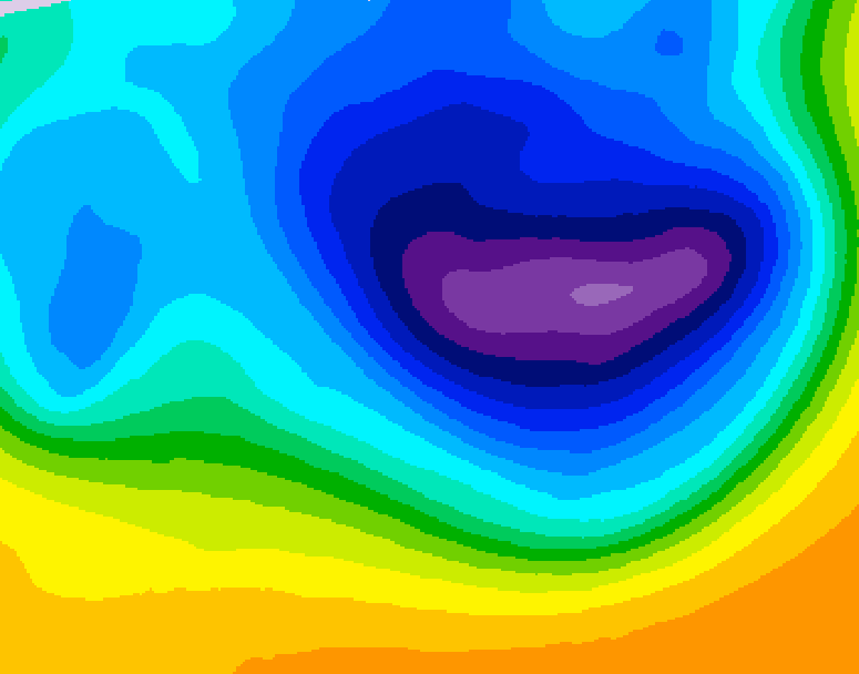 GDPS 500 millibar geopotential height 204 hour forecast chart for Canada based on 2026/03/20 1200Z data