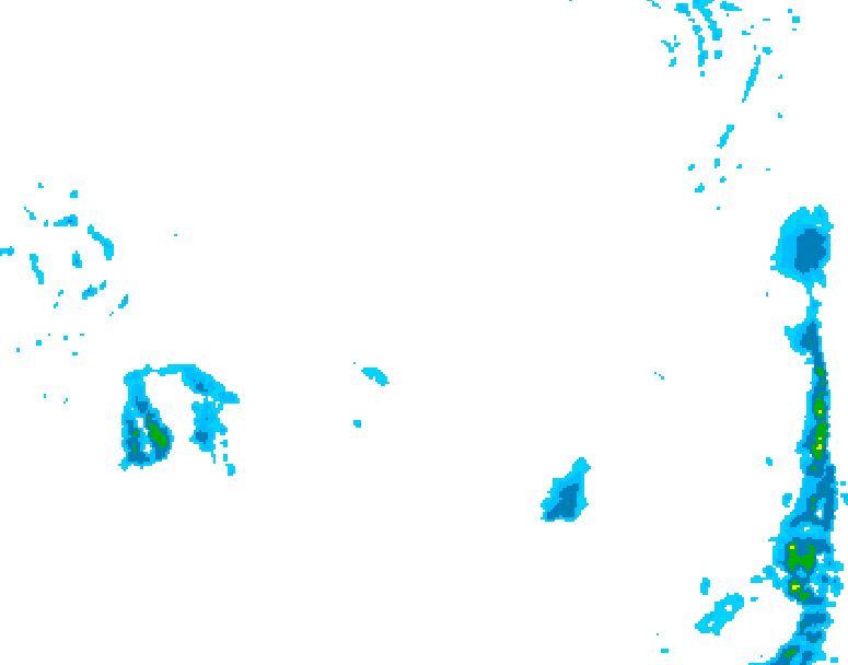 GDPS precipitation 012 hour forecast chart for Canada based on 2026/03/20 0000Z data