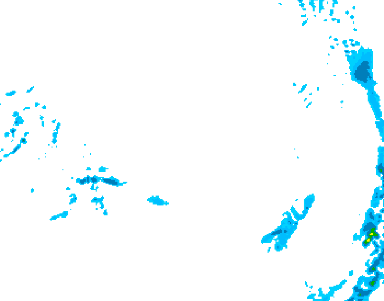 GDPS precipitation 024 hour forecast chart for Canada based on 2026/03/20 0000Z data