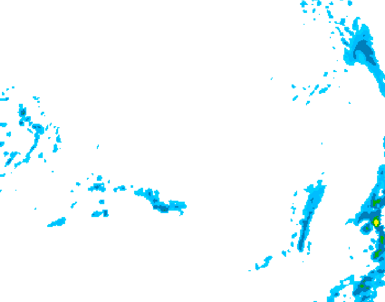 GDPS precipitation 030 hour forecast chart for Canada based on 2026/03/20 0000Z data