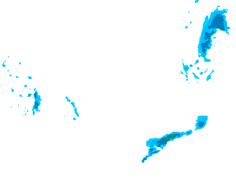 GDPS precipitation 072 hour forecast chart for Canada based on 2026/03/20 0000Z data