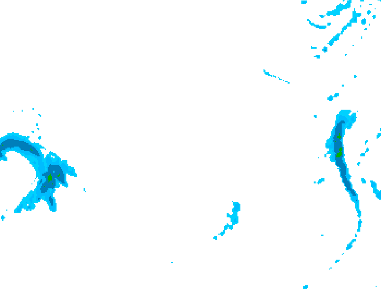 GDPS precipitation 108 hour forecast chart for Canada based on 2026/03/20 0000Z data