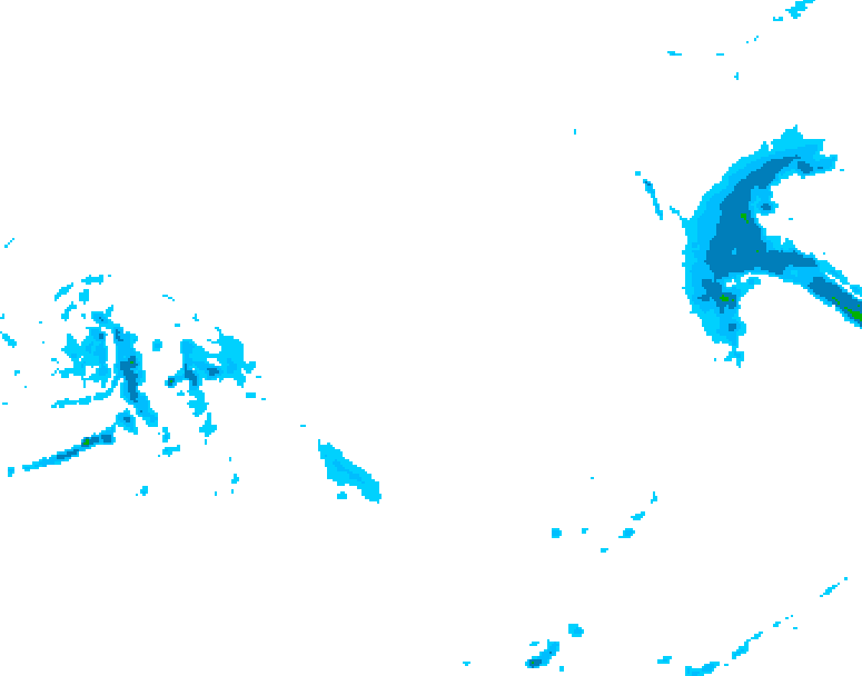 GDPS precipitation 126 hour forecast chart for Canada based on 2026/03/20 0000Z data