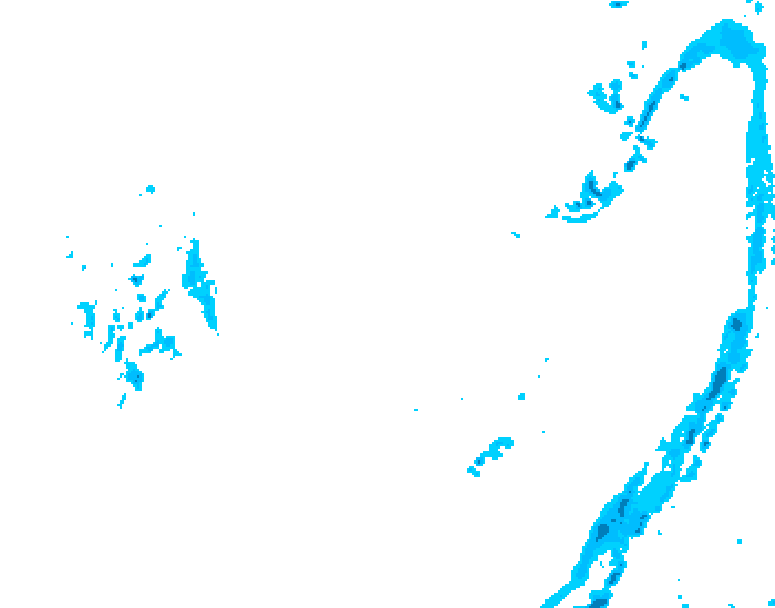 GDPS precipitation 222 hour forecast chart for Canada based on 2026/03/20 0000Z data