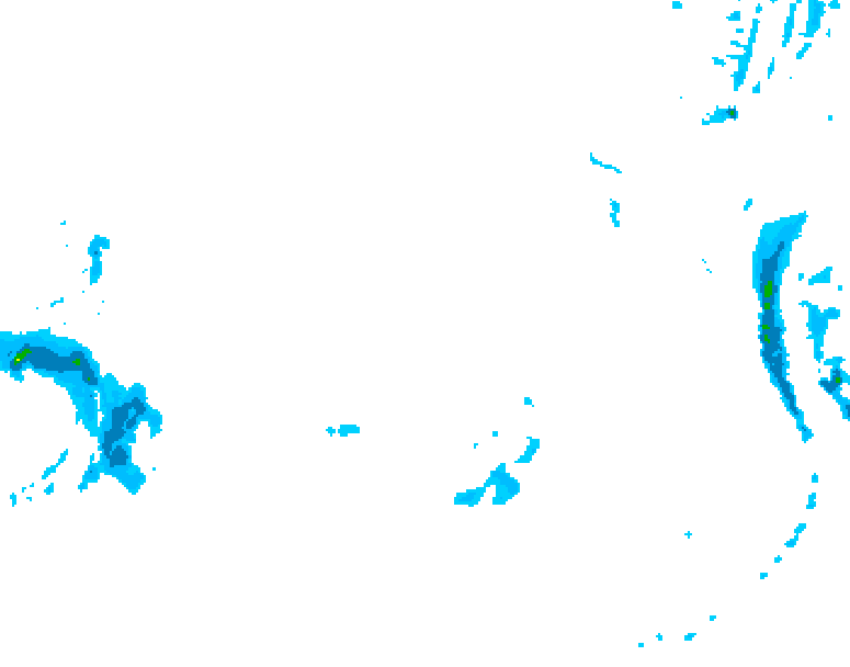 GDPS precipitation 096 hour forecast chart for Canada based on 2026/03/20 1200Z data