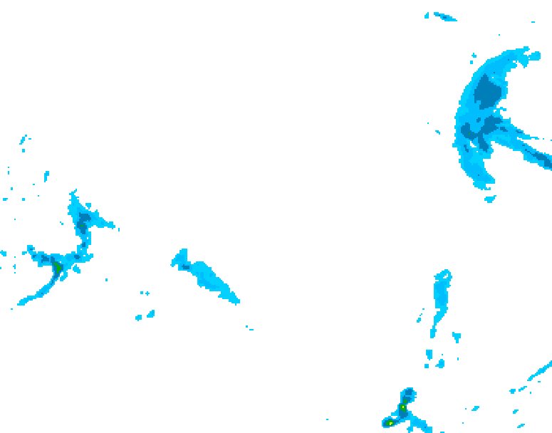 GDPS precipitation 120 hour forecast chart for Canada based on 2026/03/20 1200Z data