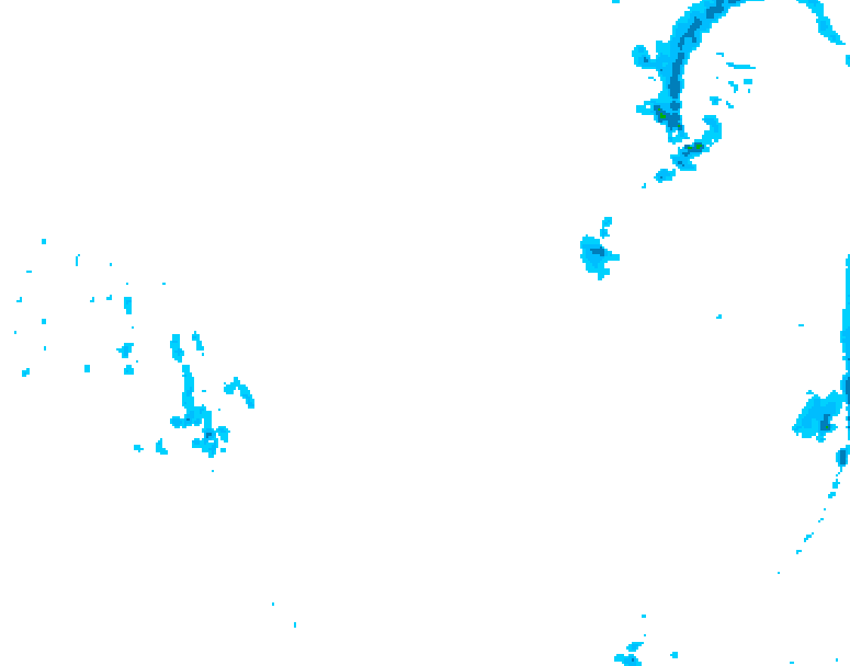 GDPS precipitation 222 hour forecast chart for Canada based on 2026/03/20 1200Z data
