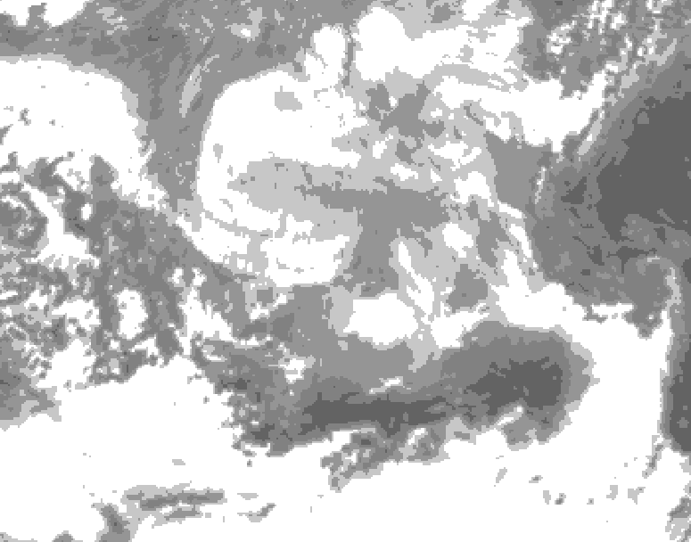 GDPS total cloud 060 hour forecast chart for Canada based on 2026/03/20 0000Z data