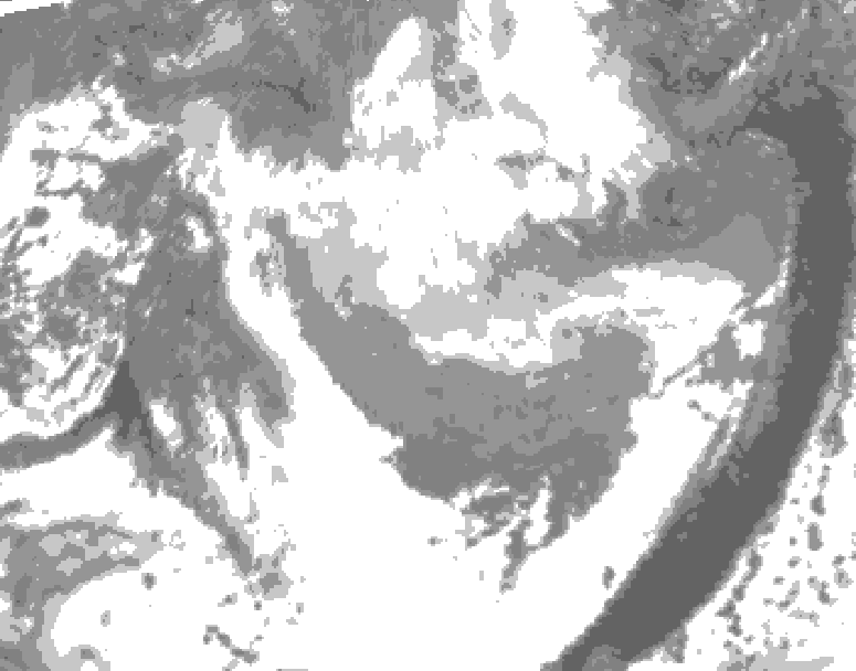 GDPS total cloud 216 hour forecast chart for Canada based on 2026/03/20 0000Z data