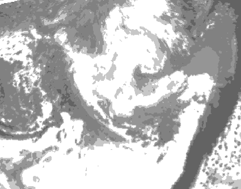 GDPS total cloud 228 hour forecast chart for Canada based on 2026/03/20 0000Z data