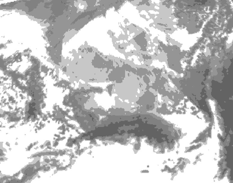 GDPS total cloud 036 hour forecast chart for Canada based on 2026/03/20 1200Z data