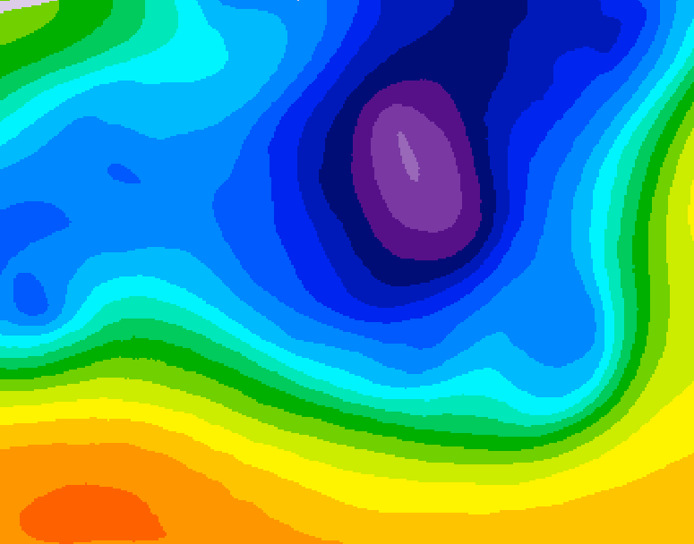 GDPS 500 millibar geopotential height 084 hour forecast chart for Canada based on 2026/03/21 0000Z data