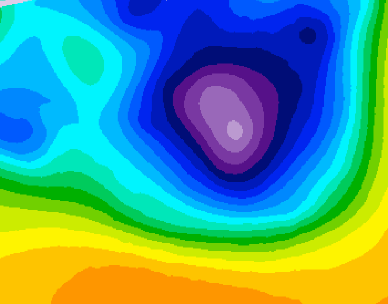 GDPS 500 millibar geopotential height 144 hour forecast chart for Canada based on 2026/03/21 0000Z data