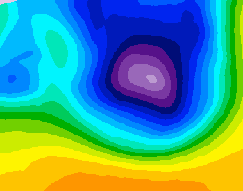 GDPS 500 millibar geopotential height 156 hour forecast chart for Canada based on 2026/03/21 0000Z data