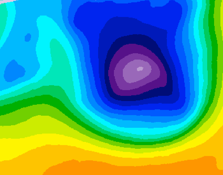 GDPS 500 millibar geopotential height 168 hour forecast chart for Canada based on 2026/03/21 0000Z data